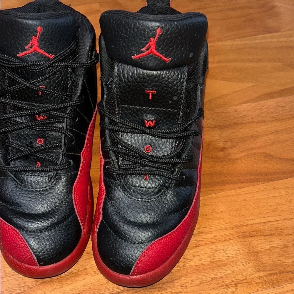 Jordan Kids Black and Red Boots